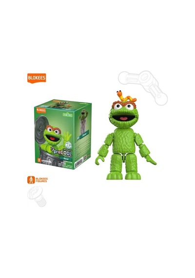 Susam Sokağı Oscar Blokees Sesame Street Blokees Oscar Figür Model Kit 14 Cm