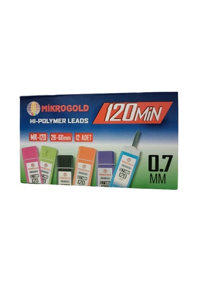 Mikrogold Kalem Ucu Hı-polymer Leards 0.7, 120 Li, 12 Adet, Kalem Aksesuarı