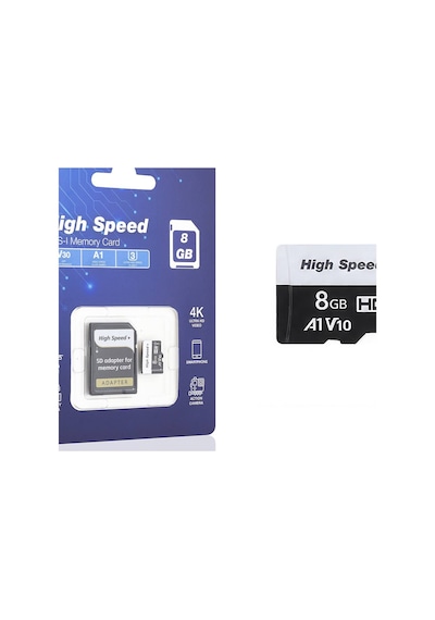 8 Gb Microsdhc Hafıza Kartı U1 V10 A1 Class 10 Adaptörlü Hs8gb Evimdeyokyok