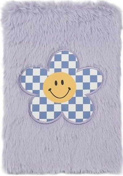 Syloon A5 Peluş Mor Yıldızlı Defter