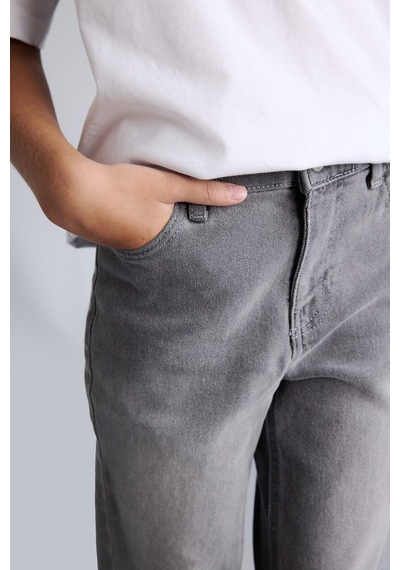 Defacto Flare Fit Geniş Paça Jean Pantolon Kız Çocuk I4938a826aunm55 Gri-nm55