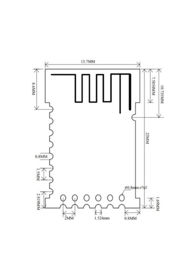 Jdy-41 2.4ghz Kablosuz Rf Seri Alıcı Verici Transceiver Modül Ttl Uart Haberleşme Io Kontrol