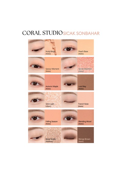 Clio Pro Eye Palette Air 01 Coral Studio