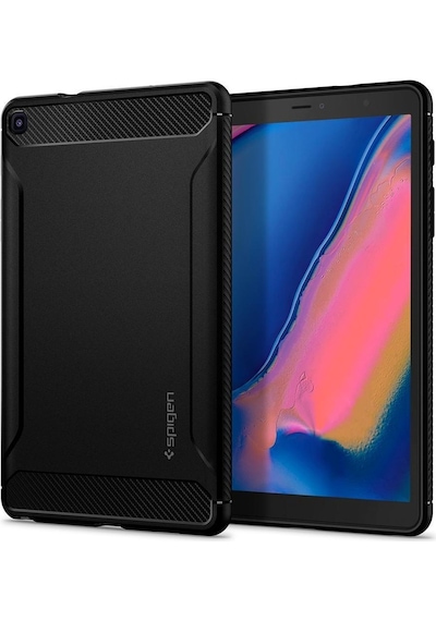 Spigen Galaxy Uyumlu Tab A 8.0 2019 With S Pen Sm-p200/p205 Models Only Rugged Armor Black