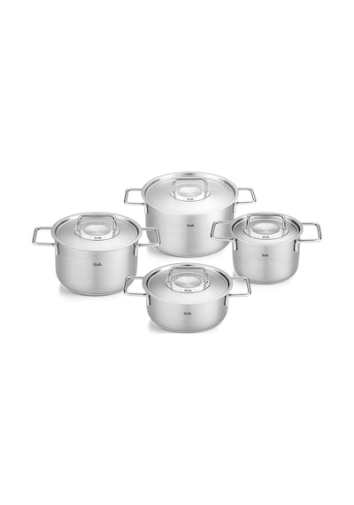 Fissler Pure Collection 8 Parça Metal Kapak Çelik Tencere Seti