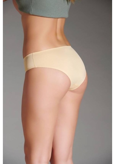 Eros Kadın Lazer Kesim Silikonlu Slip Ten 001
