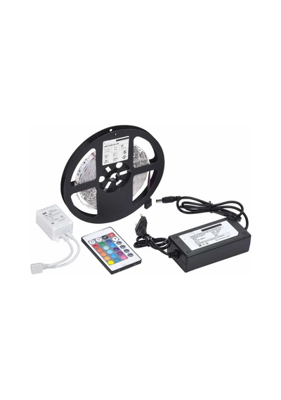 5 Mt 3 Cipli Rgb Şerit Led Silikonlu Adaptör Uzaktan Kumanda Tak Çalıştır Hmngoxxtptprp Diğer