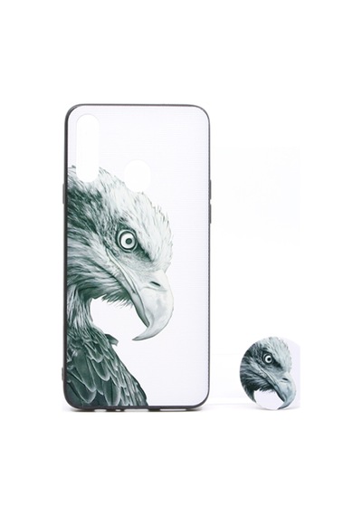 Nettech Samsung Galaxy A20s Uyumlu Desenli Popsocket Seri Arka