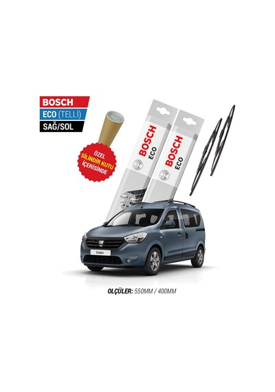 Bosch Eco Dacia Dokker Silecek Takımı (2012-2015)