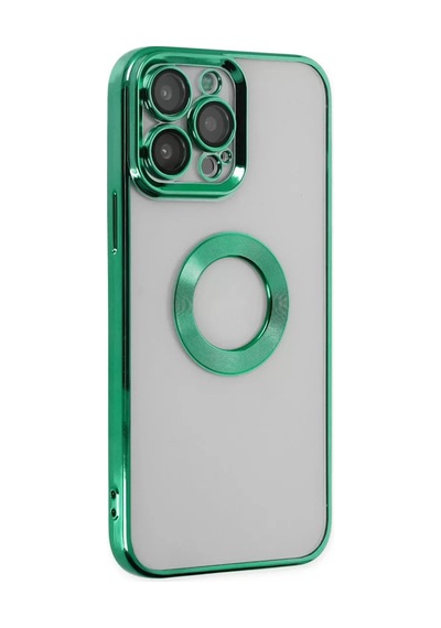 Newface Apple İphone 14 Pro Kılıf Slot Silikon - Köknar Yeşili