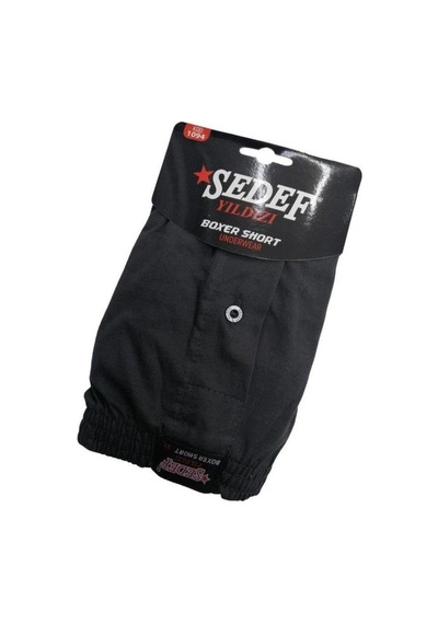 Yıldızı Erkek Düğmeli Penye Boxer 1094 - 6 Adet Füme