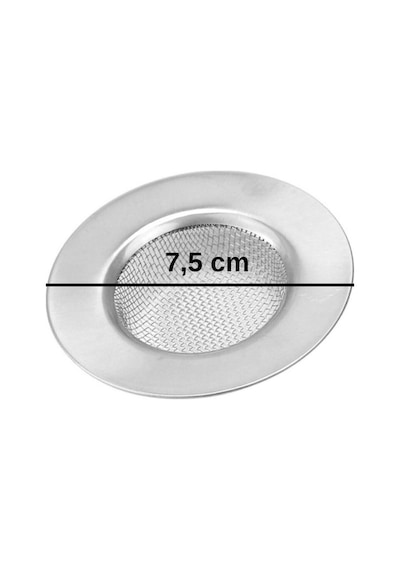 2 Adet, 7,5 Cm Lavabo Süzgeci, Paslanmaz Çelik Evye Süzgeci Metal Diğer