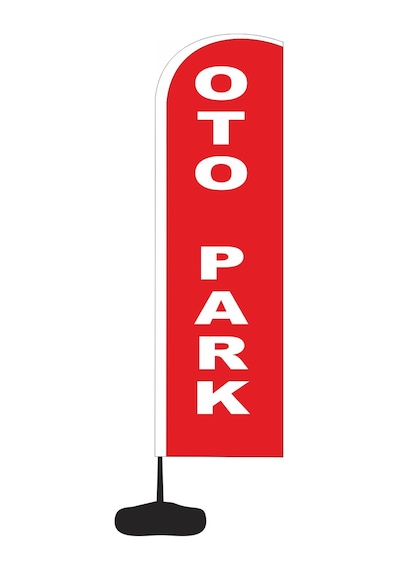 Reklamediyoruz Otopark Yazan Yelken Bayrak