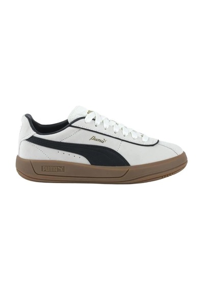 Puma 400718 01 Club Klassika Sd Beyaz-siyah-gold Kadın Spor Ayakk Beyaz