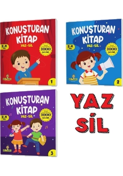 Konuşturan Kitap Yaz Sil Serisi