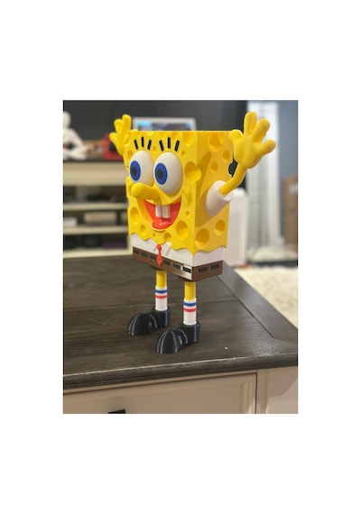 Sünger Bob Kare Pantolon Spongebob Sevimli Figür