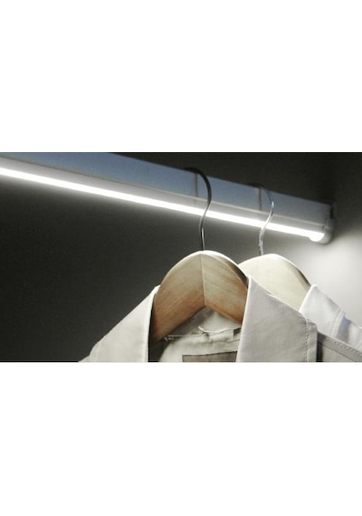 Gürçay Led Işıklı Dolap Içi Askı Borusu Pilli 121-150 Cm