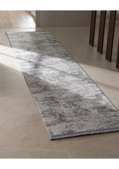 Madame Coco Eze Halı - Gri - 80x300 Cm Gri