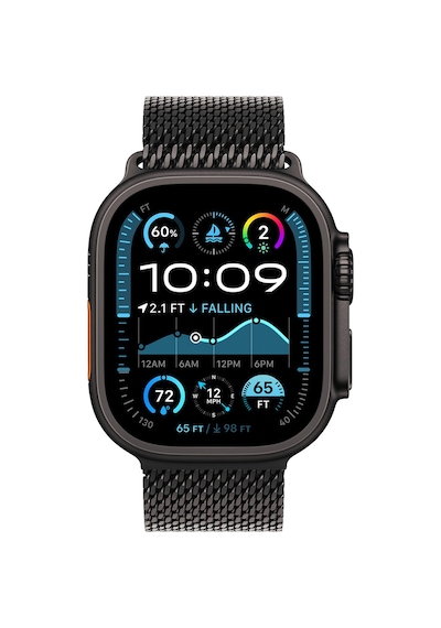 Apple Uyumlu Watch Ultra 49mm Zore Krd-100 Titanyum Hasır Kordon