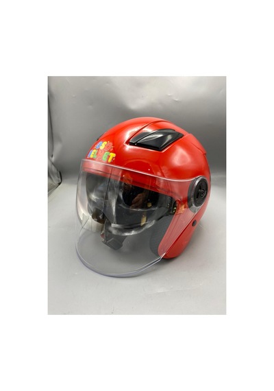 Acık Kask Çocuk Kırmızı
