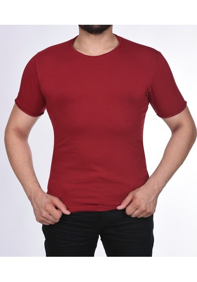 Black Steel Süprem Kısa Kol Pis Dikiş Slimfit Düz Tshırt-1884 (486520446)
