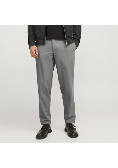 Jack & Jones Erkek Tapered Fit Chino Pantalon - Tace - 12260908 Grey Melange