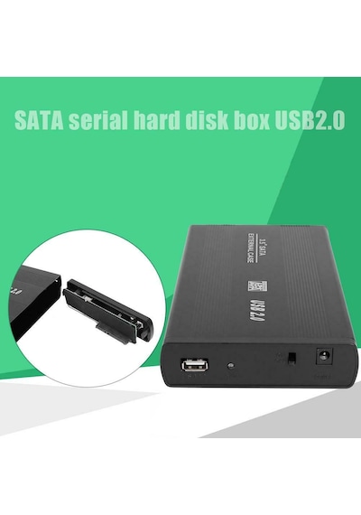 3.5" İnç Usb 2.0 Sata Harici Metal Hard Disk Hdd Kutusu DD-130