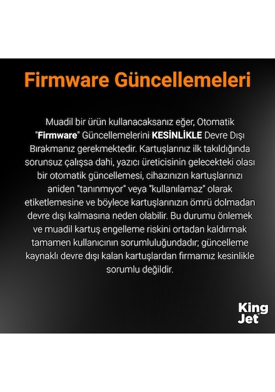 Kingjet Brother Uyumlu Lc472xl Yüksek Kapasiteli 4 Renk Takım Çipli Uyumlu Kartuş