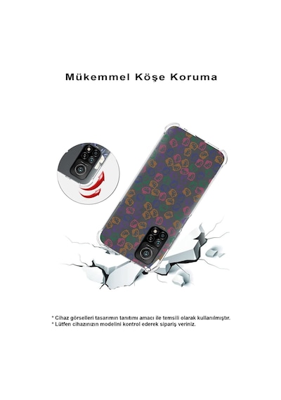Xiaomi Mi 12 Pro Uyumlu Köşe Korumalı Antişok Kapak Hello Kitty Tasarımlı Şeffaf Kılıf