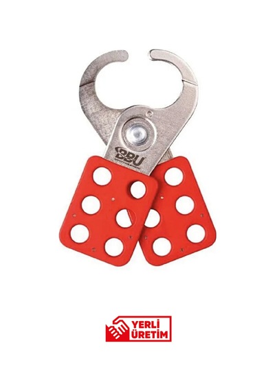 Safety Sh-025 Çelik Kilit Çoklayıcı 6 Kilitli Lockout Hasp Paslanmaz Ve İzole Güvenlik Sistemi