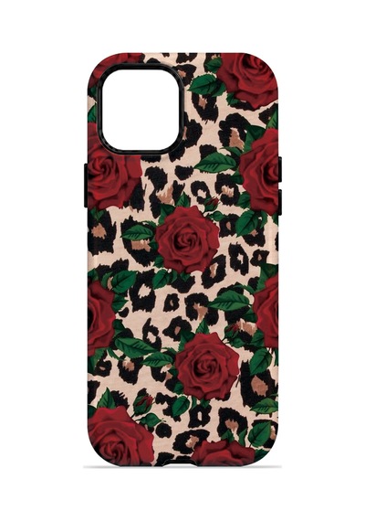 Velvoria Valestra Gullu Leopar Apple iPhone Uyumlu 12 Pro Max Darbe Korumalı Kılıf Valestra Select - Gullu Leopar