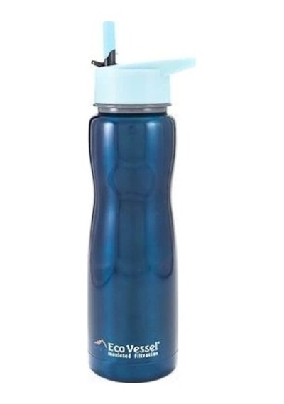 Eco Vessel Aqua Vessel Insulated Filtre Bottle Termos 0.75 Litre-turkuaz