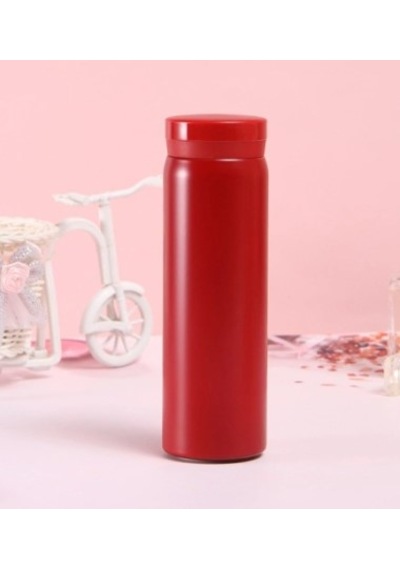Minimo Mini Termos Paslanmaz Çelik Su Termos, Kaliteli Vakum Termos 200 Ml Kırmızı
