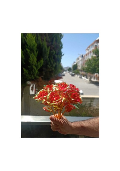 Anneler Gününe Özel Sonsuzluk Gülü 5 Adet Kırmızı - 707518138 Kırmızı