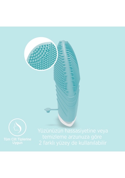 Polosmart Marka Psc03 Sonic Titreşimli Yüz Temizleme Cihazı - Turkuaz