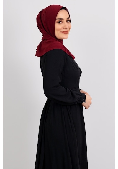 Hürrem Bone Bordo Pratik Hazır Geçmeli Tesettür Eşarp Sandy Kumaş Arkadan Çıt Bordo Hürrem Bone Bordo Pratik Hazır Geçmeli Tesettür Eşarp Sandy Kumaş Arkadan Çıt Bordo