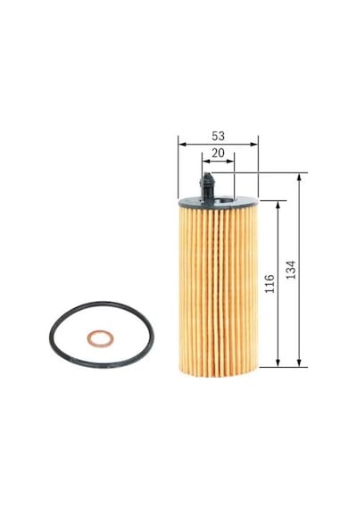 Bmw 218i F22-f87 Yag Filtresi 2015-2018 Bosch F026407205