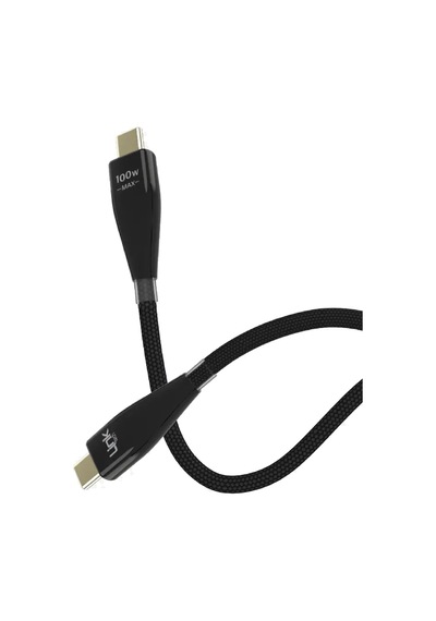 Linktech K690 100w Type-c To Type-c 1.2m Hızlı Örgü Data Ve Şarj Kablosu