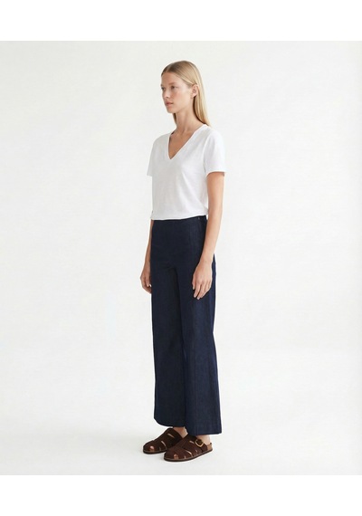 Yargıcı Wide Leg Yüksek Bel Pantolon 26ykpn3085x 516 Lacivert