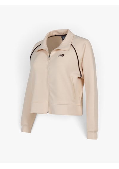 New Balance Nb Lıfestyle Women Full Zıp Kadın Bej Sweatshirt - Wnj3626