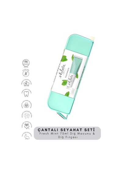 Ohlala Fresh Mint 75 Ml + Dental Luxe Diş Fırçası Premium Seyahat Seti