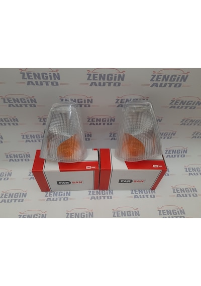 Tofas Uyumlu Dogan Sahin Kartal Beyaz Seffaf Sag Sol 1Çift Sinyal Takimi 527011065