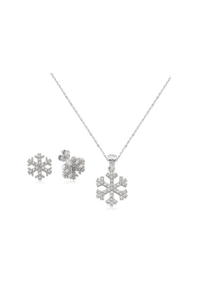 Gümüş Kar Tanesi Kadın Set (546135690)