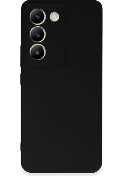 Newface Vivo V30 Lite 4g Kılıf First Silikon Semeglbl - 68 - Siyah Sıyah