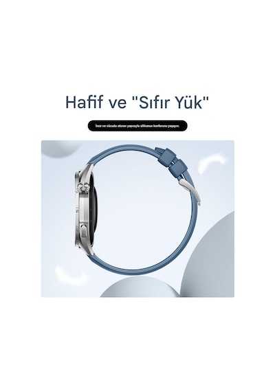 Huawei Watch 3 / 3 Pro Kordon Lansman Kumaş Dikişli Silikon 102 Diğer 43012342