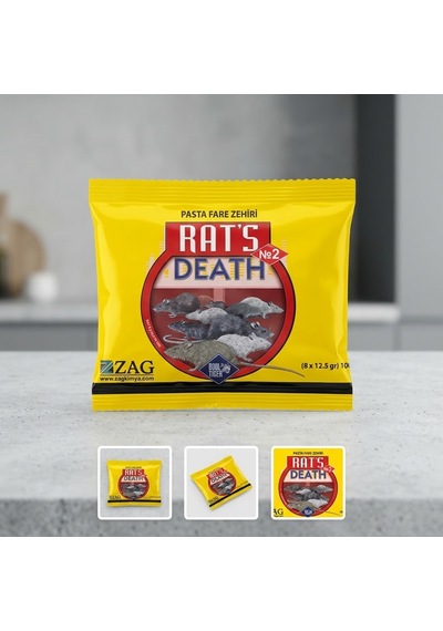 Rat's Death Pasta Fare İlacı 100 Gr - Yüksek Çekici Lezzetli Yem, Ev Ve İş Yeri Koruma