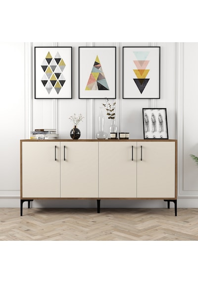 Kiev 160cm Konsol - Ceviz / Krem