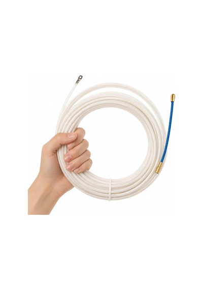 Plastik Kaplama Spiral Kablo Çekme Teli Elektrikçi Sustası 25 Metre Kılavuz Tel Tesisat Usta Tip Yay