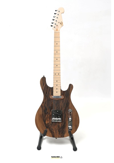 Elektro Gitar Telecaster Özel Ceviz Custom Yıllanmış Ağaç Kişiye Özel Honeyburst