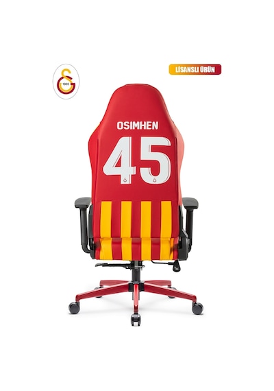 Fanchair X Galatasaray Çubuklu Lisanslı Oyuncu Koltuğu-102 Kırmızı